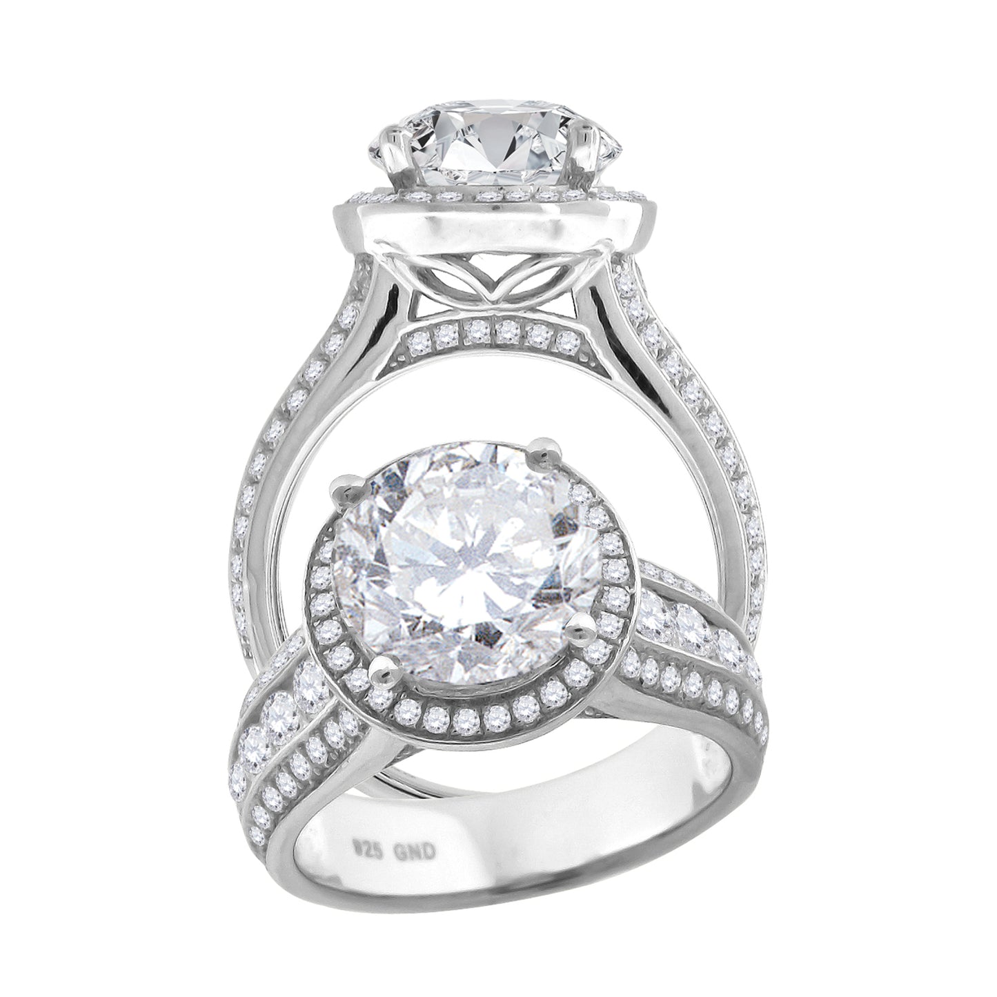 925-Ladies Fancy Cz Rings-Sz6