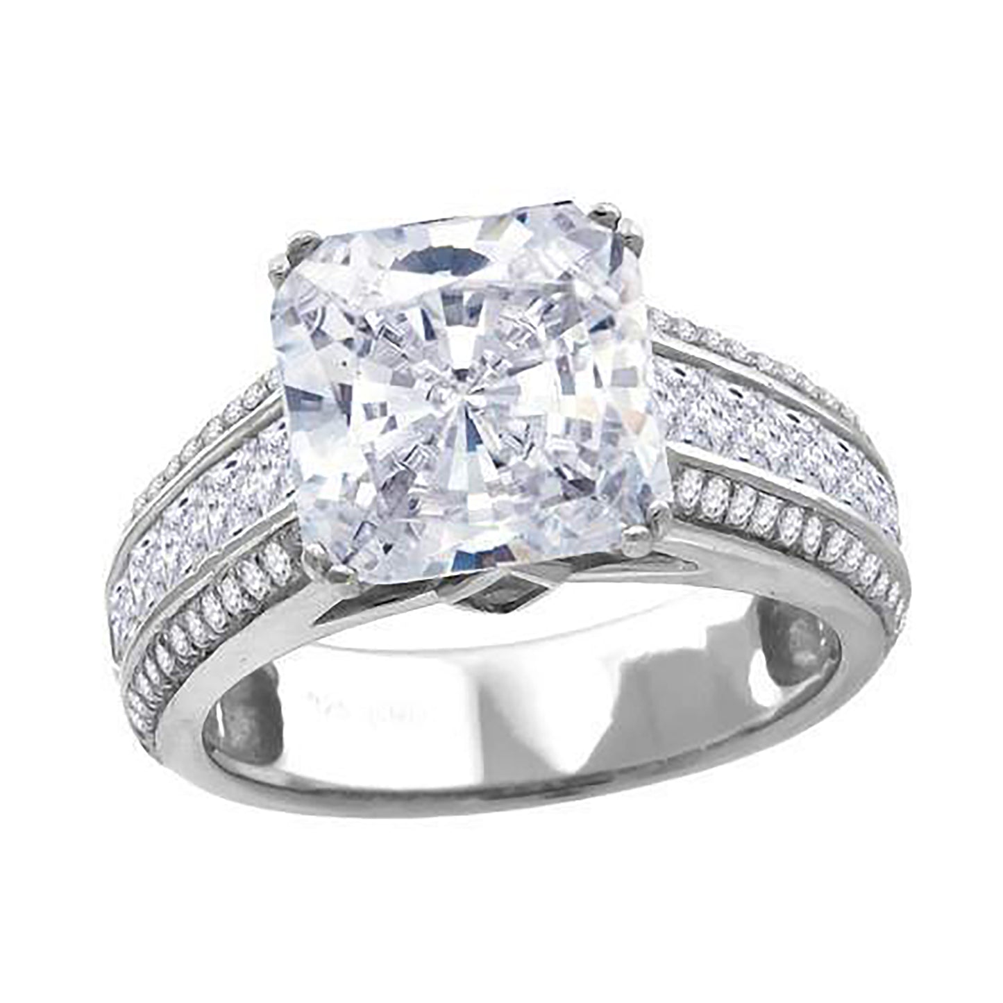 925-Ladies Fancy Cz Rings-Sz6