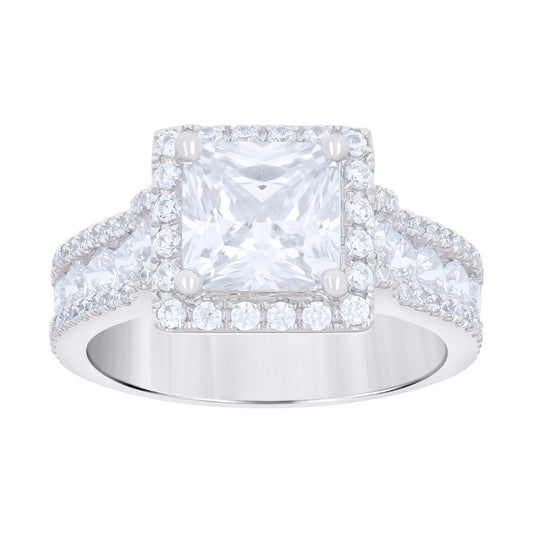 925 Sterling Silver Cz Rings S6