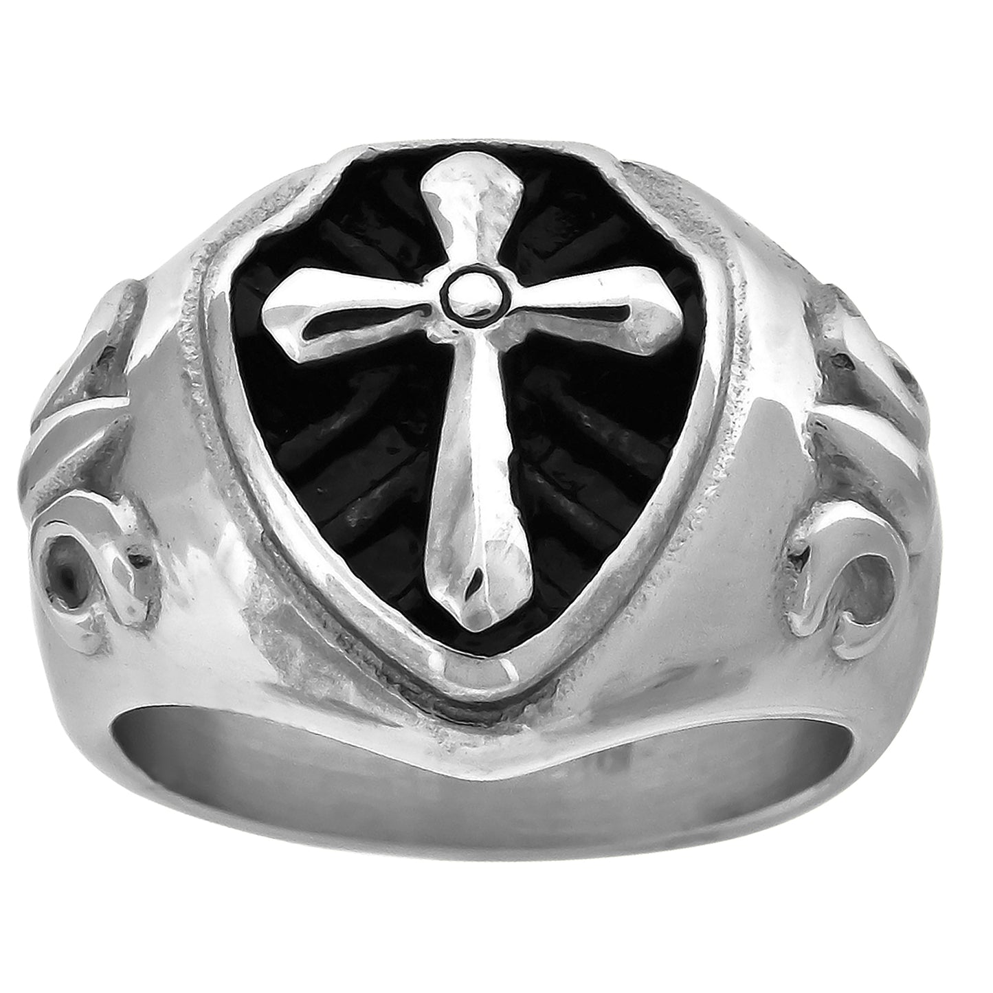 Stainless Steel Ring Sz-9