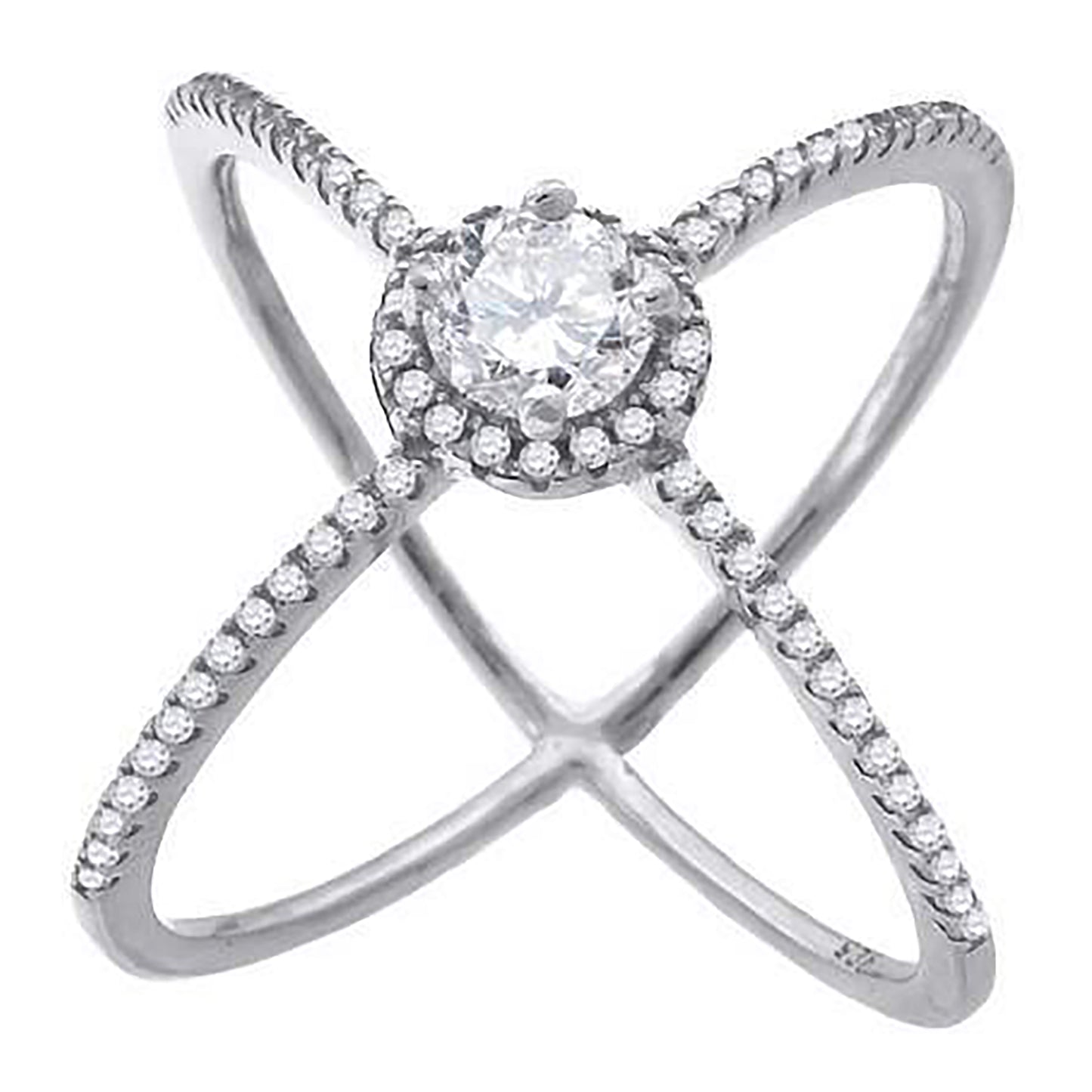 925-Cz Fashion Ring-Sz6