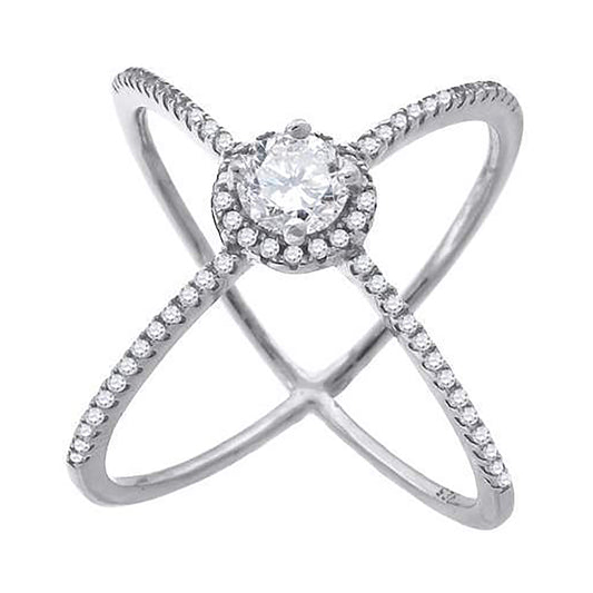 925-Cz Fashion Ring-Sz6