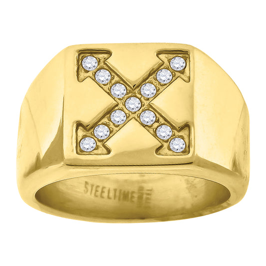 Stainless Steel Ring Sz-9