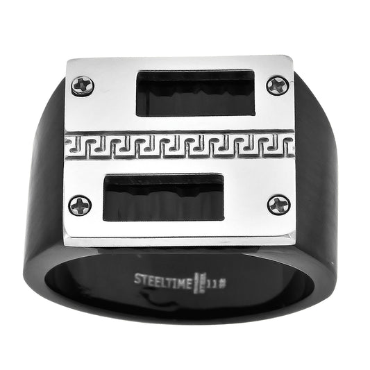 Stainless Steel Ring Sz-9