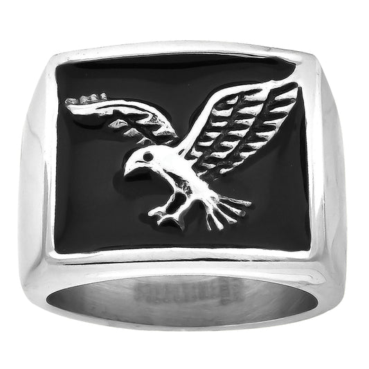 Stainless Steel Ring Sz-9