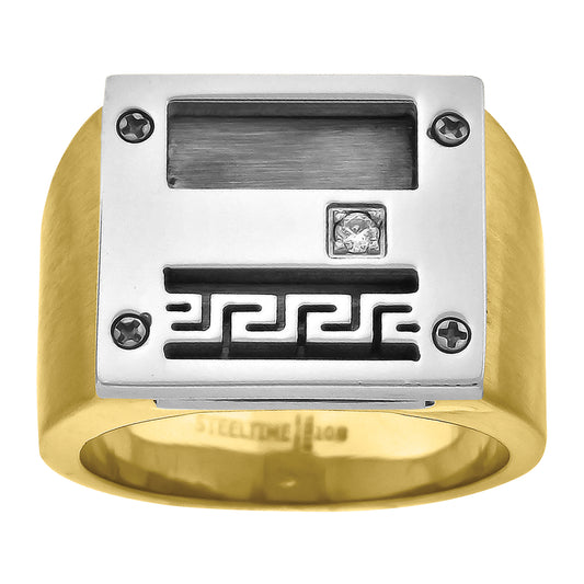 Stainless Steel Ring Sz-9