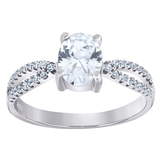 925-Cz Fashion Ring-Sz6