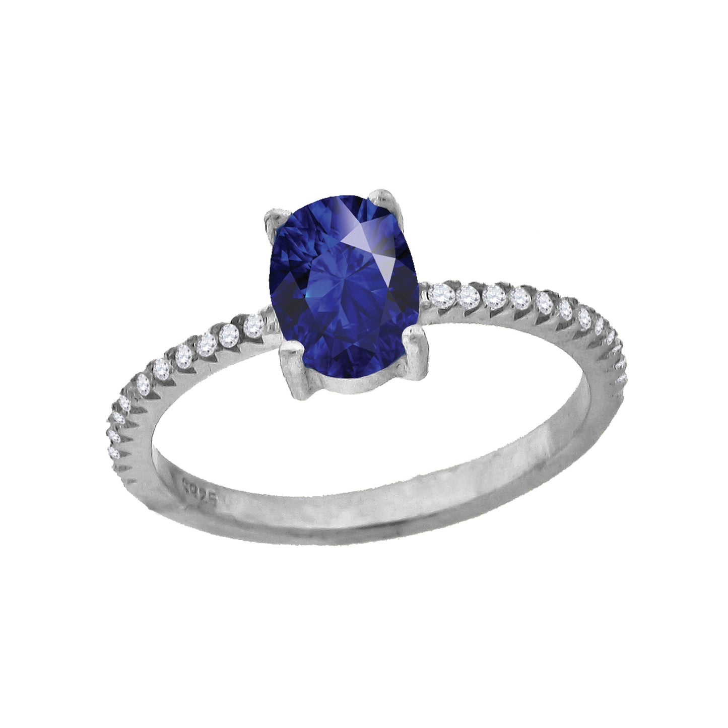 925-Cz Fashion Ring-Sz6