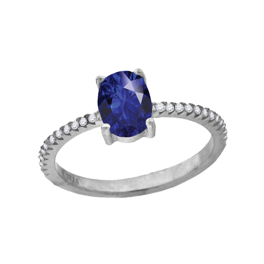 925-Cz Fashion Ring-Sz6