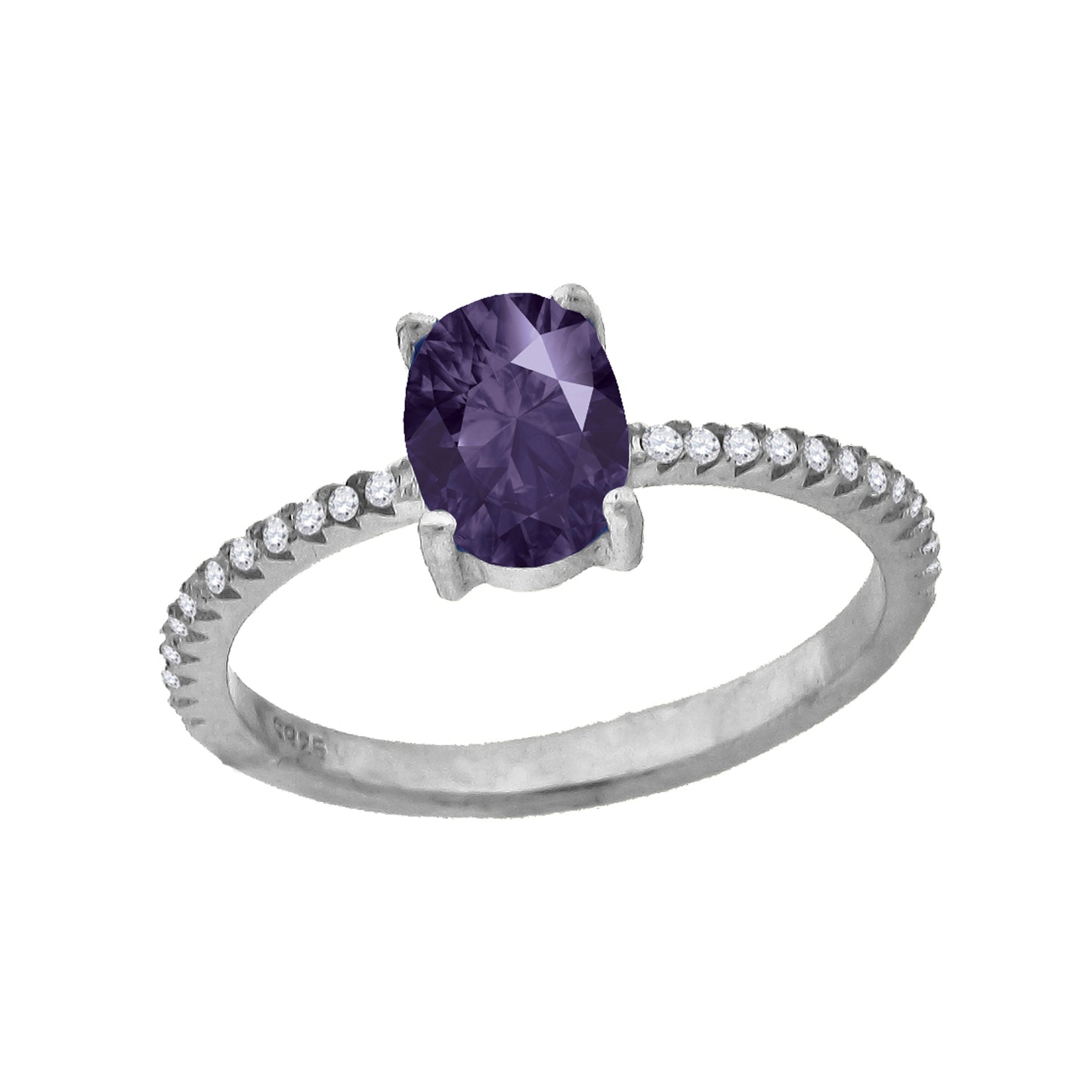 925-Cz Fashion Ring-Sz6