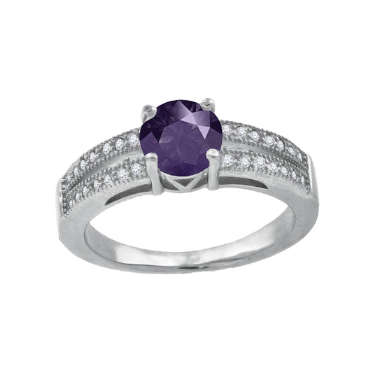 925-Cz Fashion Ring-Sz6