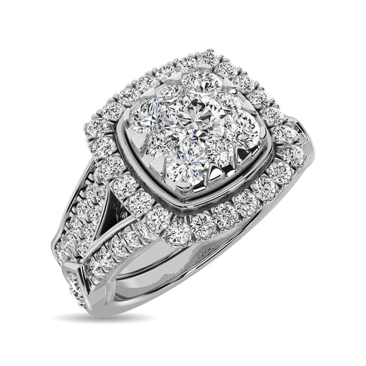 Diamond 1 1/4 Ct.tw Bridal Ring in 14K White Gold