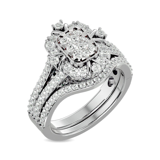 Diamond 1 Ct.tw Bridal Ring in 14K White Gold