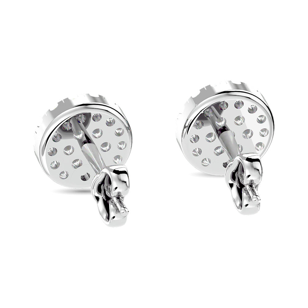 Diamond Stud earrings 1/3 Ct.tw in 10K White Gold
