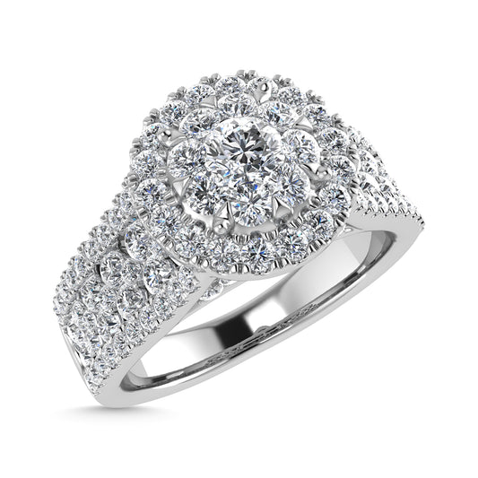 Diamond 1 1/4 Ct.Tw. Engagement Ring in 14K White Gold
