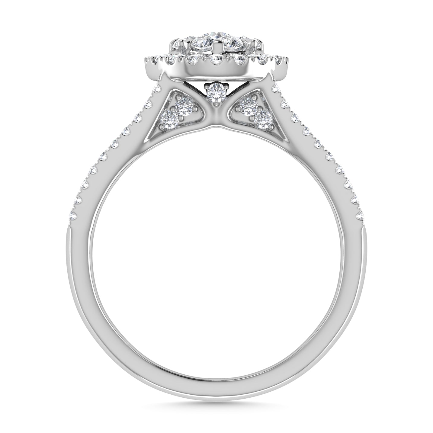 Diamond 1 1/4 Ct.Tw. Engagement Ring in 14K White Gold