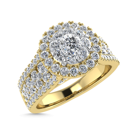 Diamond 1 1/4 Ct.Tw. Engagement Ring in 14K Yellow Gold