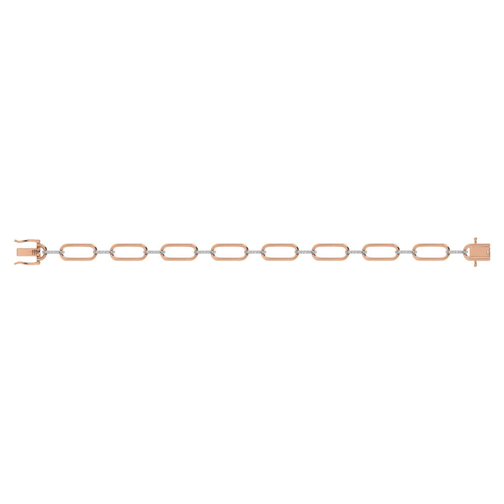 Diamond 1/2 Ct.Tw. Fashion Bracelets in 14K Rose Gold