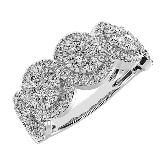 14K Rose Gold 1 Ct.Tw. Diamond Fashion Ring