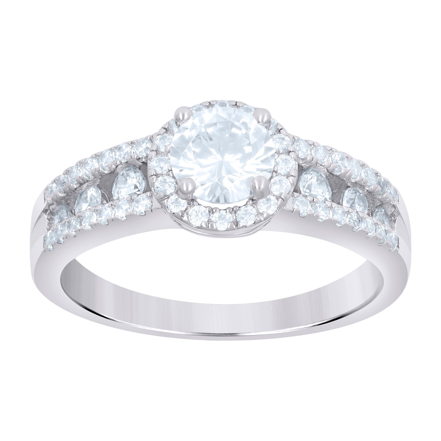 925 Sterling Silver Cz Rings S6