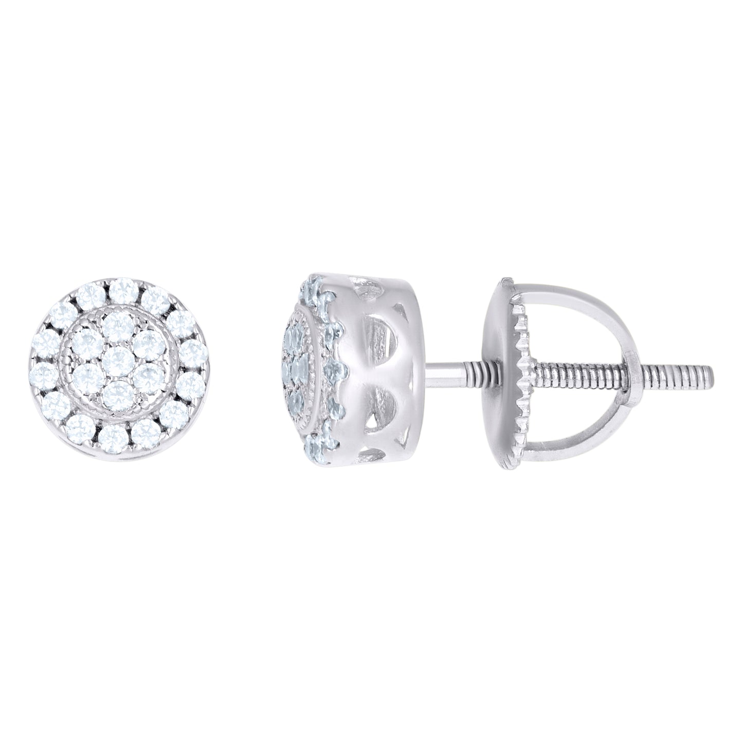 925 Sterling Silver Cz Earrings