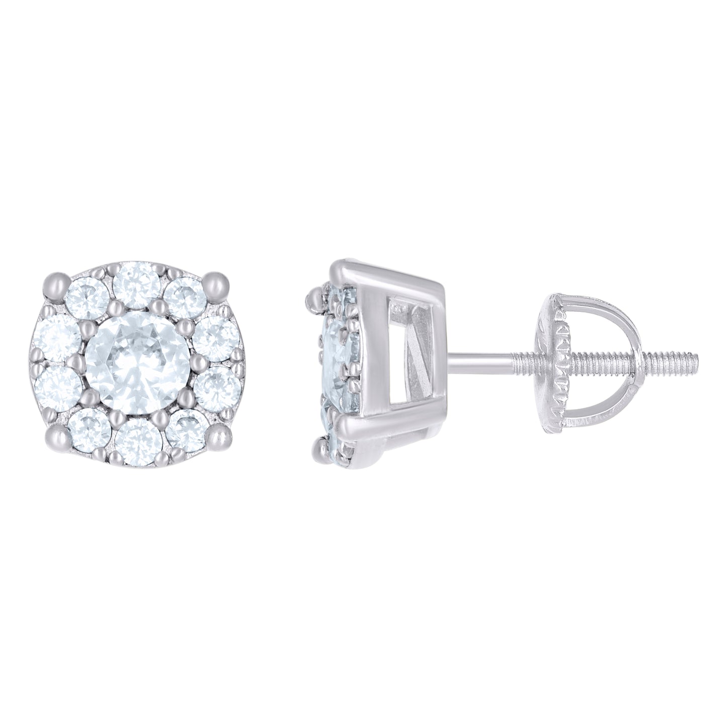 925 Sterling Silver Cz Earrings