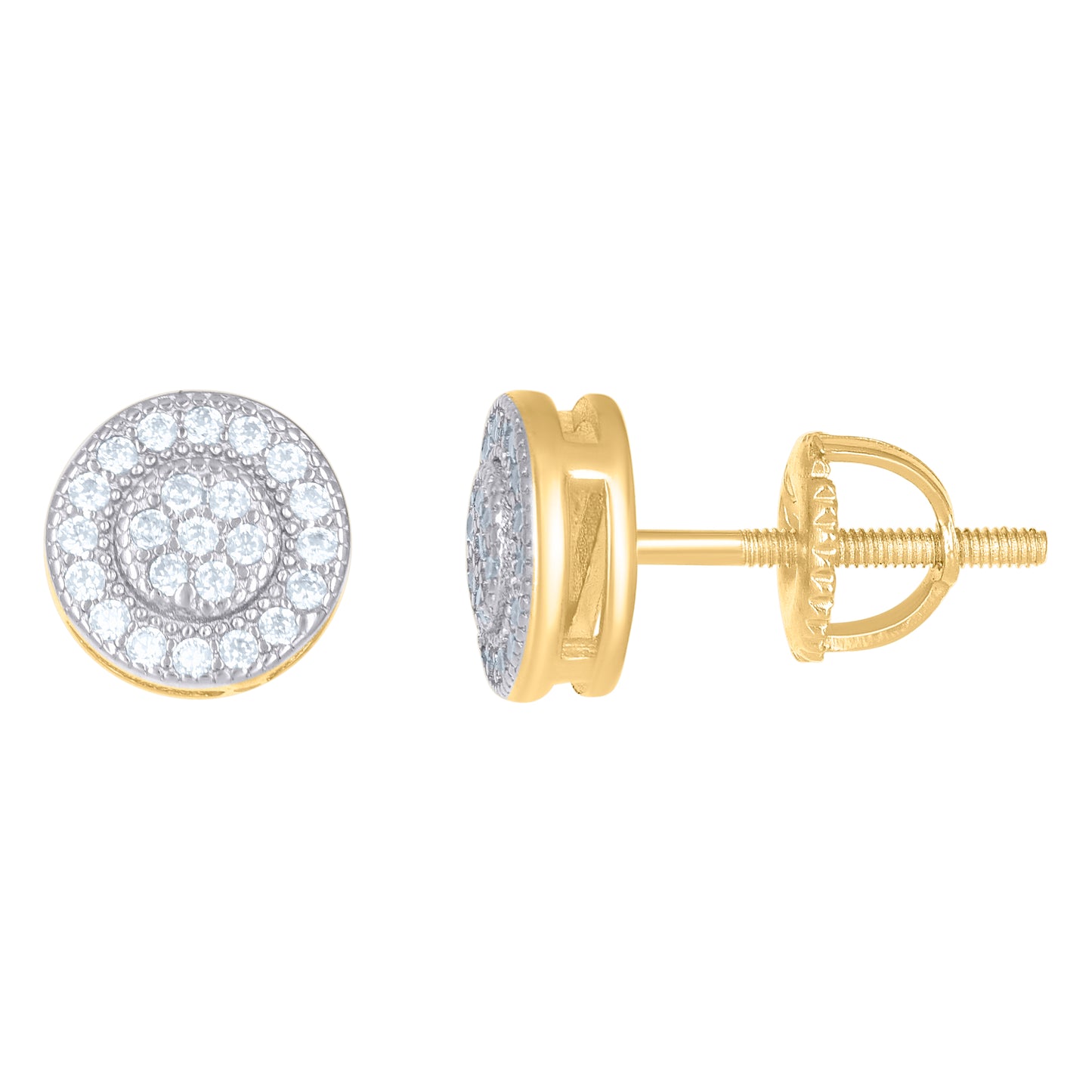 925 Sterling Silver Cz Earring