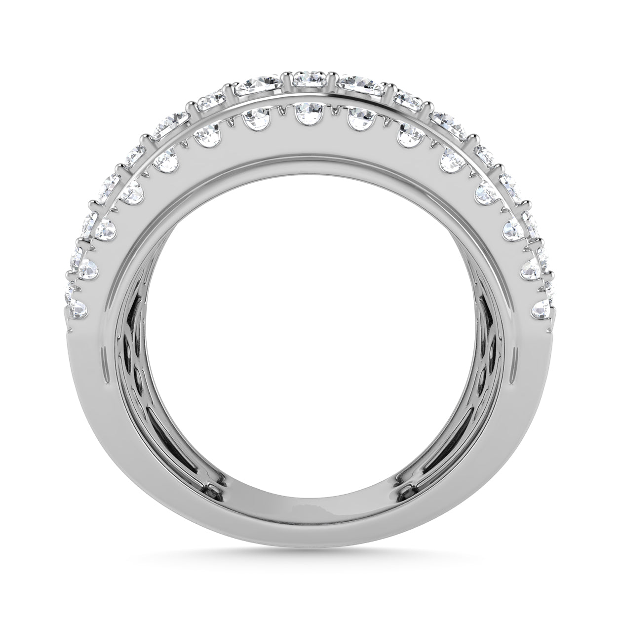 Diamond 2 Ct.Tw. Fashion Ring in 14K White Gold
