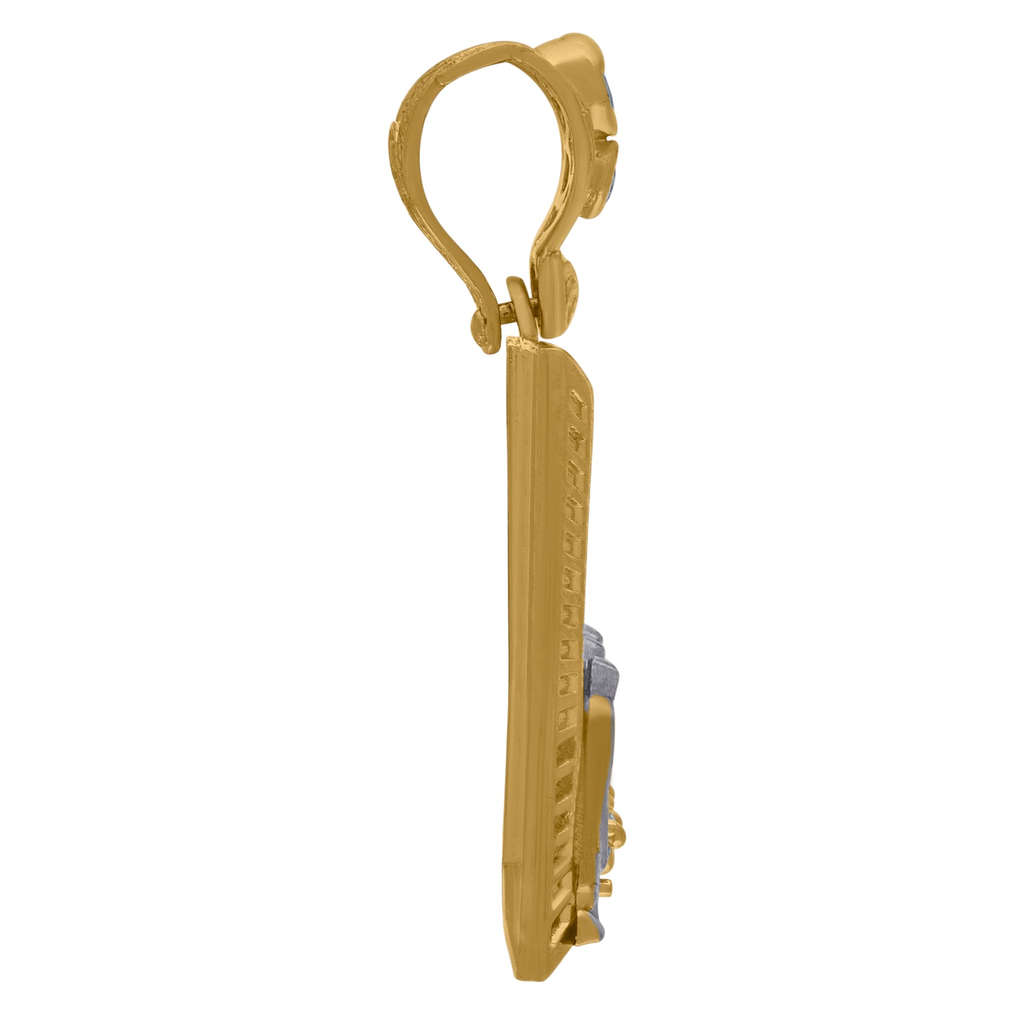 10Kt Gold Cz Pendant