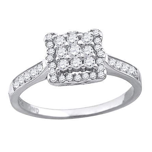 925 Sterling Silver Cz Ring S6