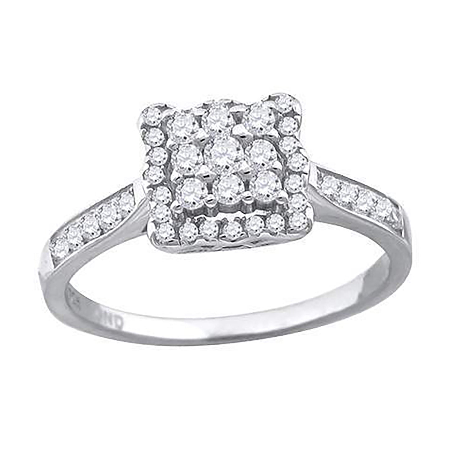 925 Sterling Silver Cz Ring S6