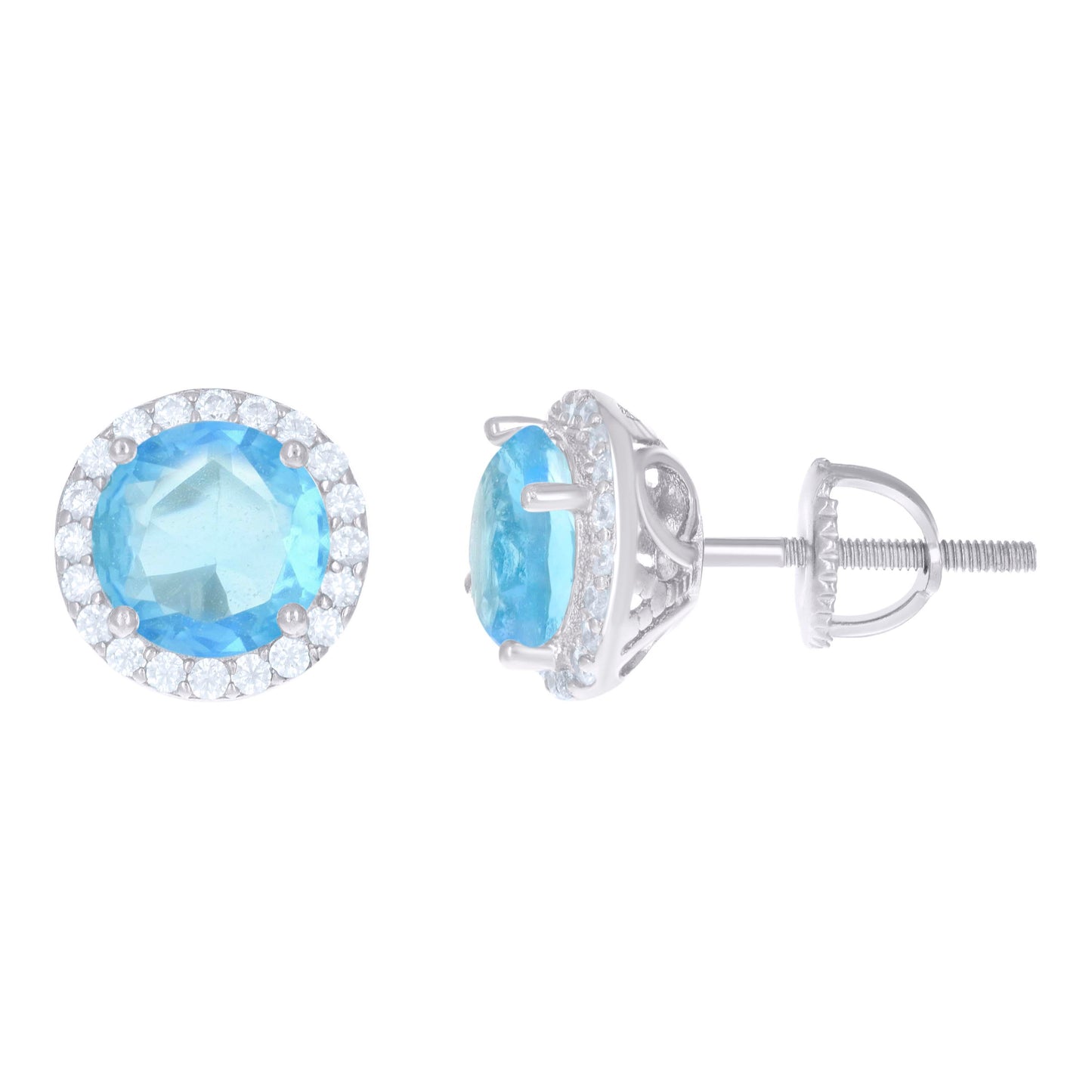925 Sterling Silver Cz Earrings