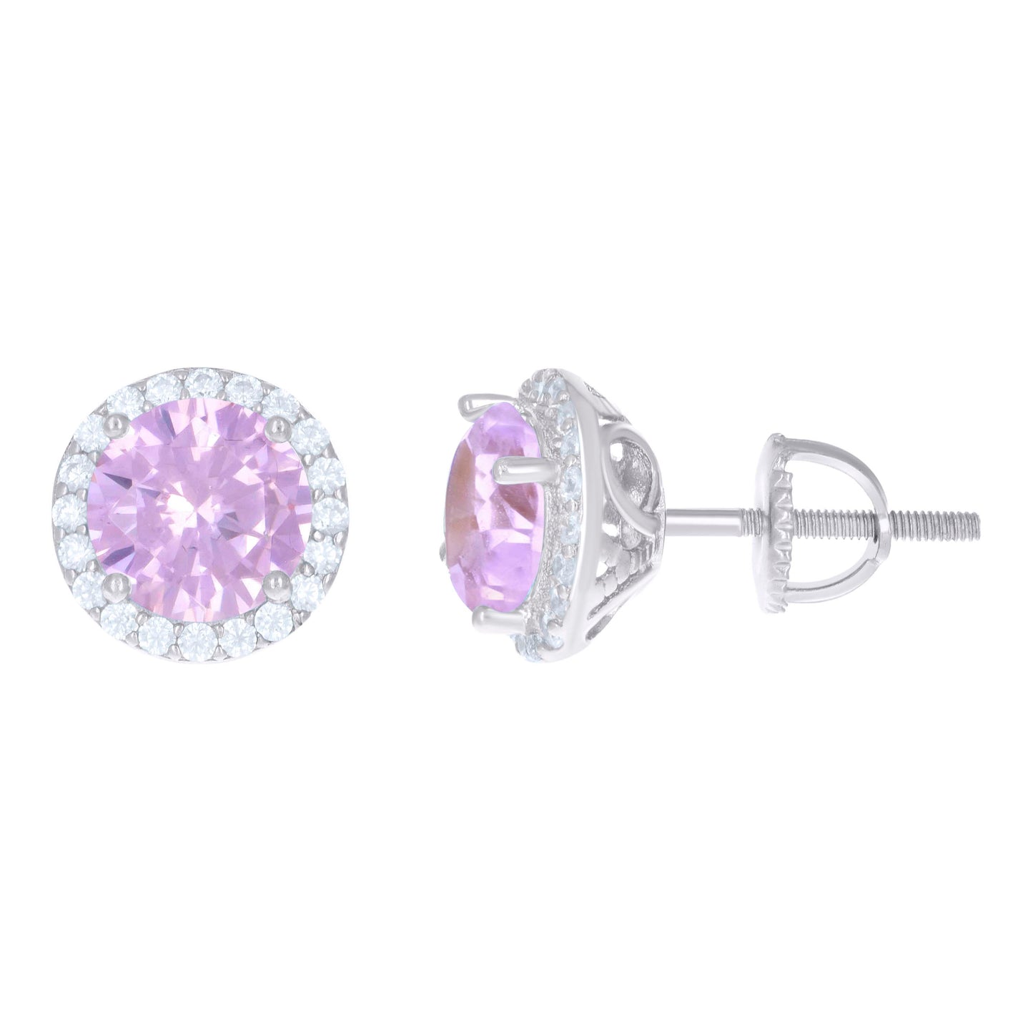 925 Sterling Silver Cz Earrings