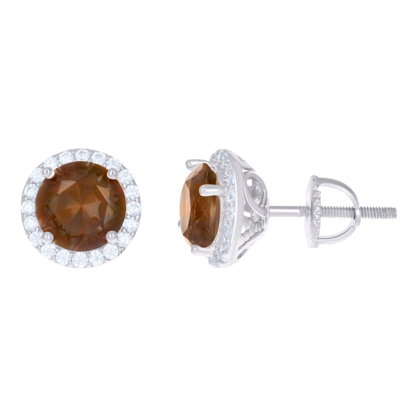 925 Sterling Silver Cz Earrings