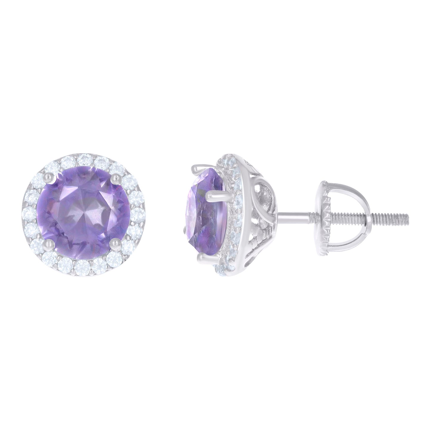 925 Sterling Silver Cz Earrings