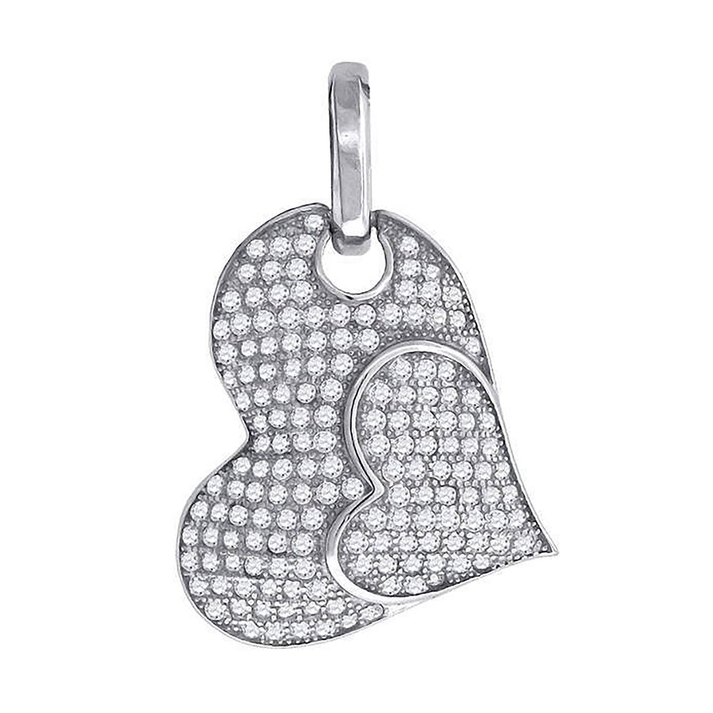 925-Cz Heart Pendant