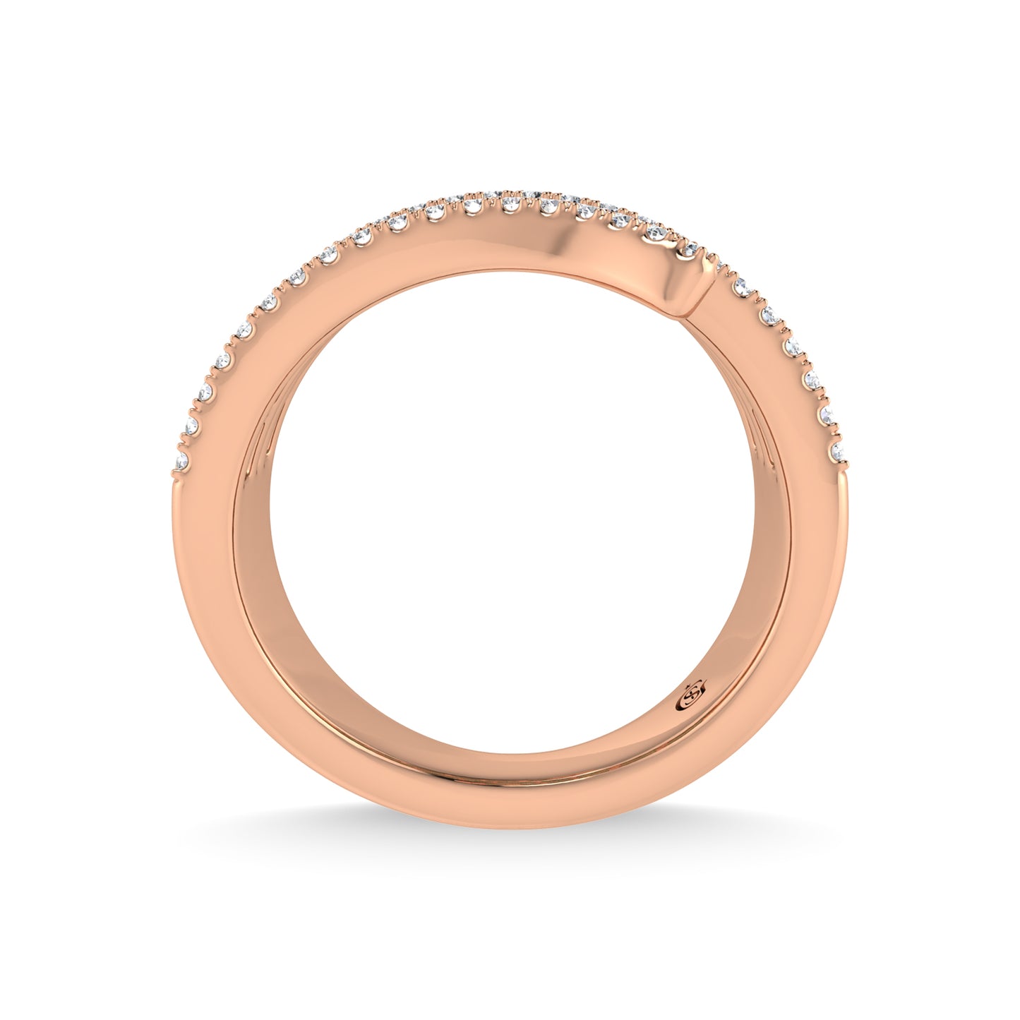 14K Rose Gold Diamond and Emerald 1 3/4 Ct.Tw. Fashion Ring