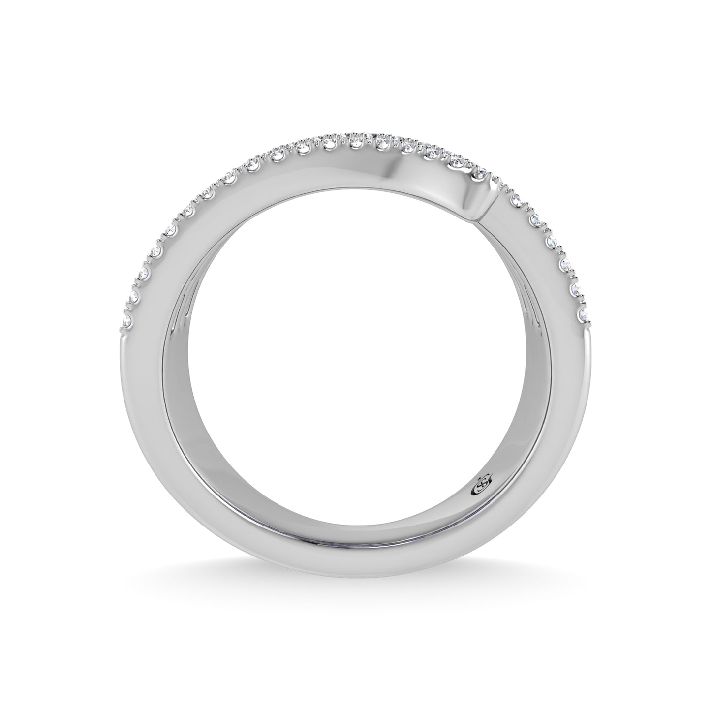 14K White Gold Diamond and Blue Sapphire 2 1/4 Ct.Tw. Fashion Ring