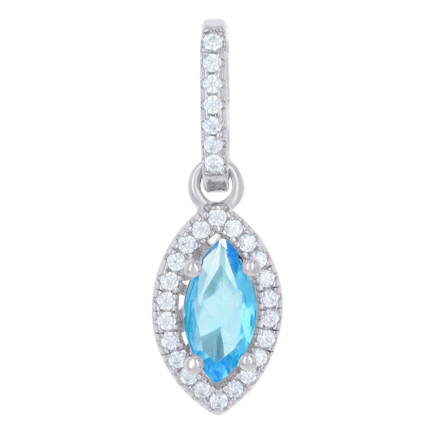 925 Sterling Silver Cz Pendant