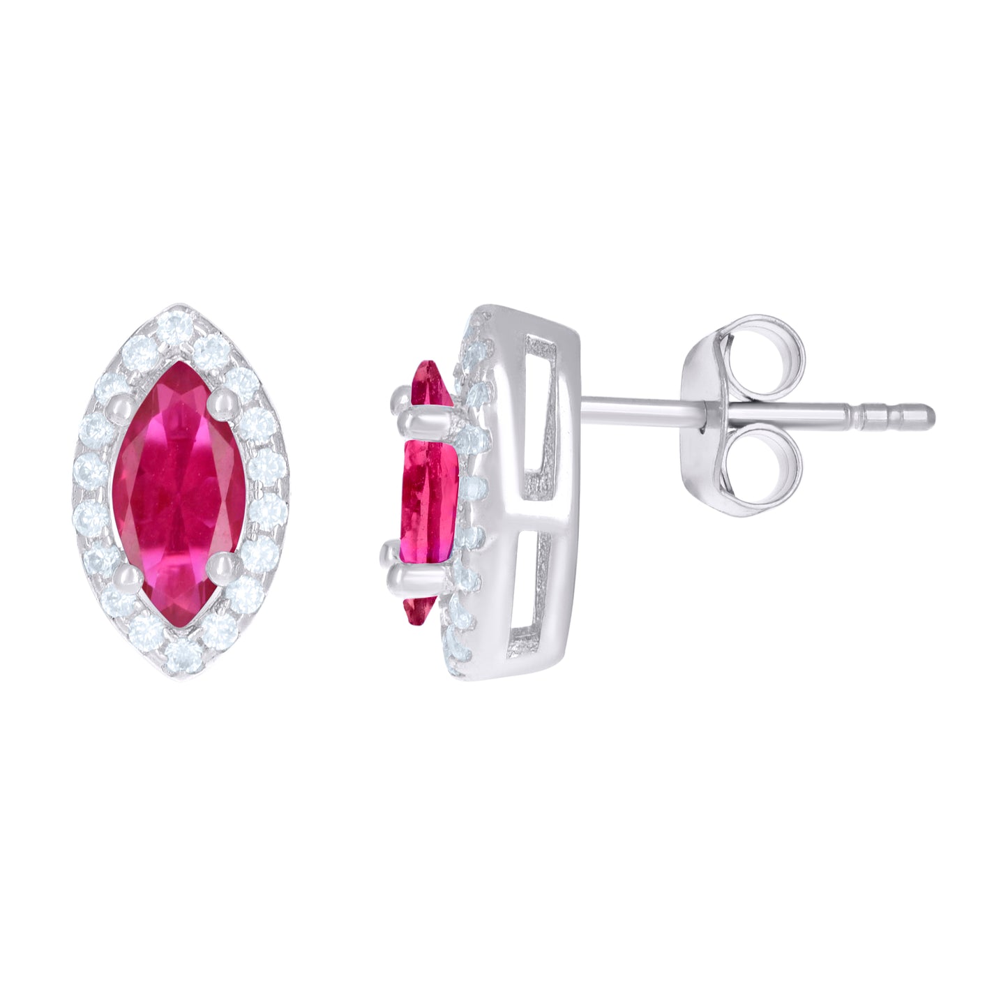 925 Sterling Silver Cz Earrings