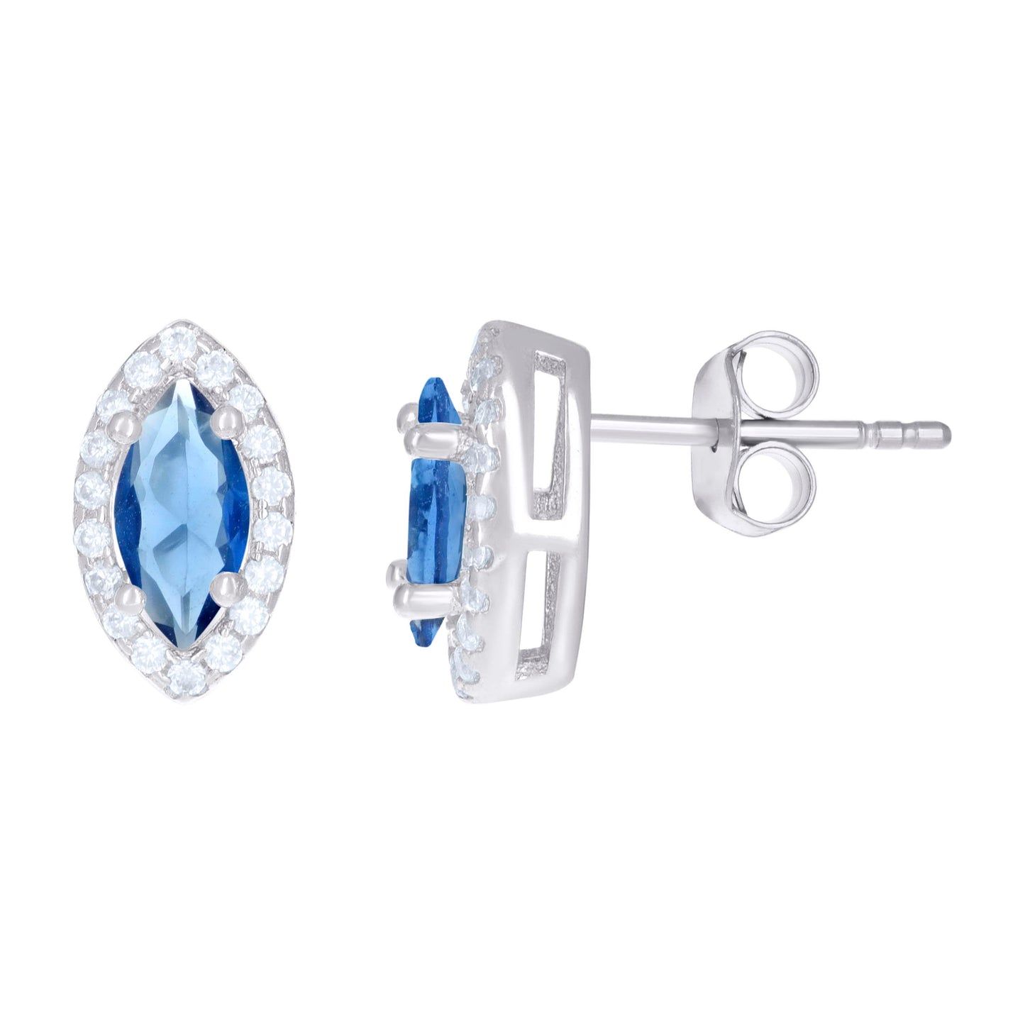 925 Sterling Silver Cz Earrings