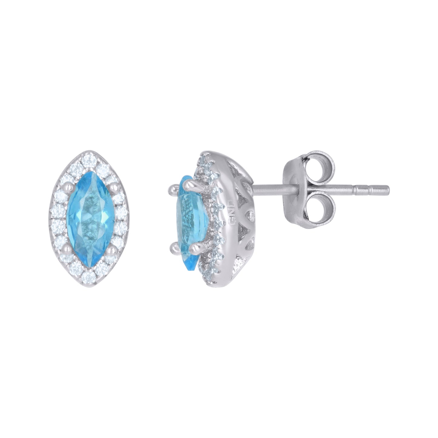 925 Sterling Silver Cz Earrings