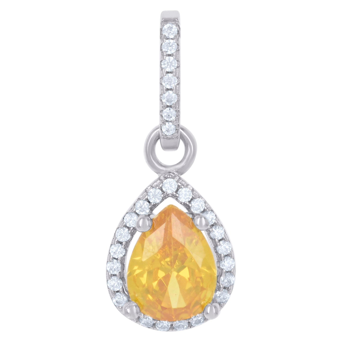 925 Sterling Silver Cz Pendant