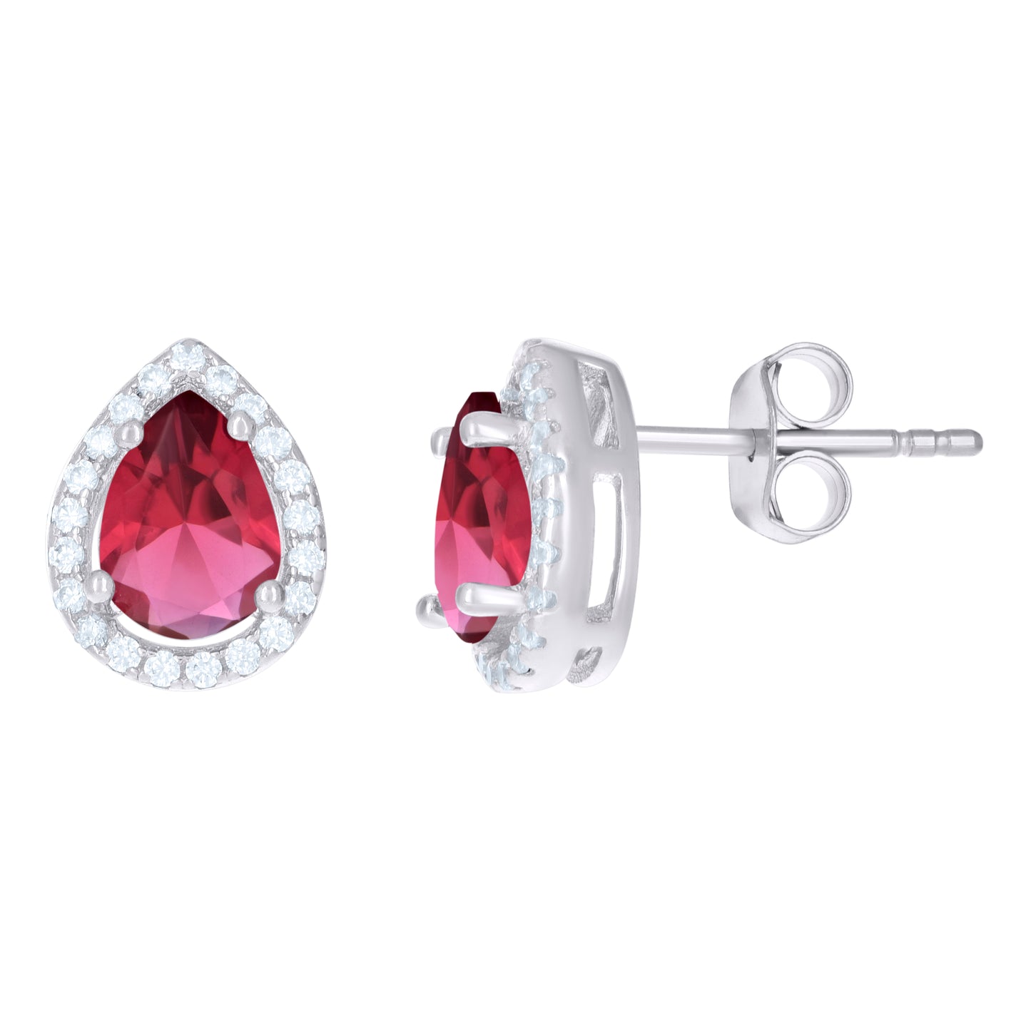 925 Sterling Silver Cz Earrings