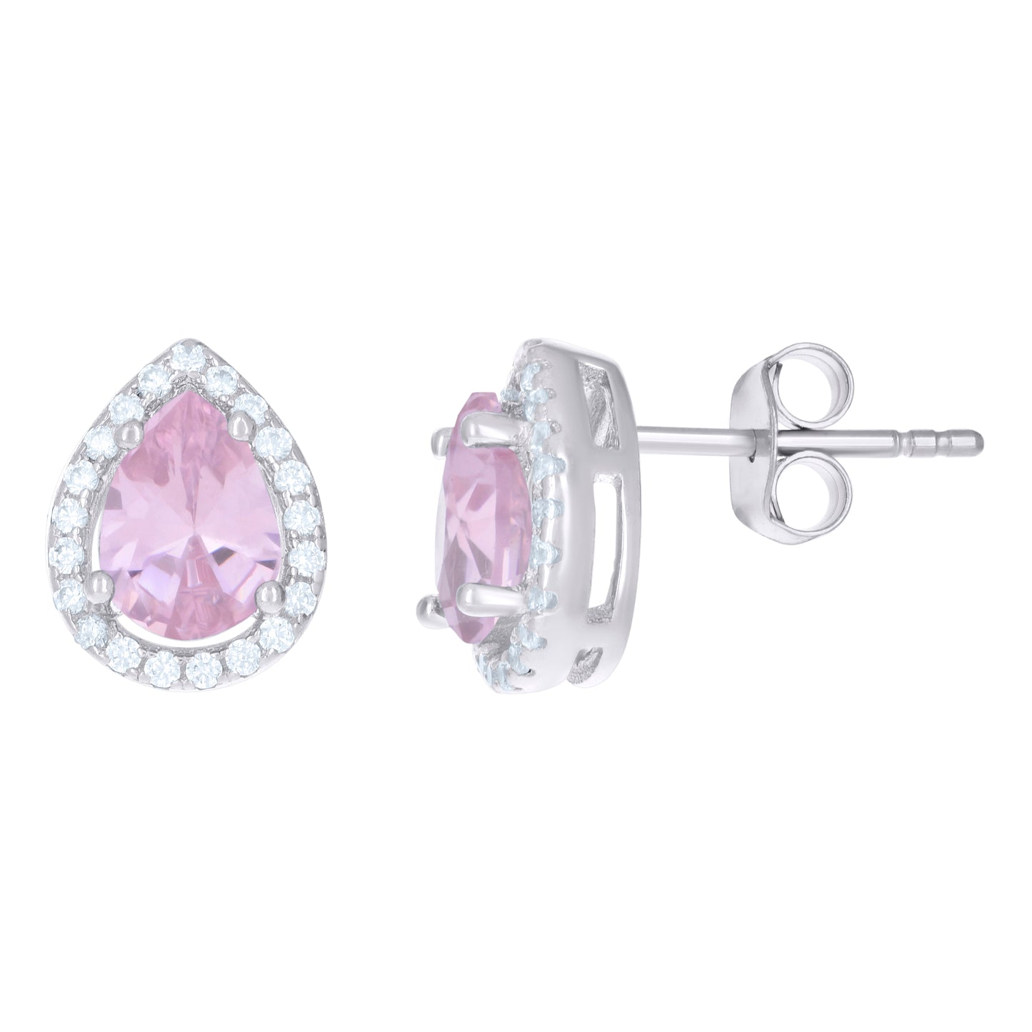925 Sterling Silver Cz Earrings