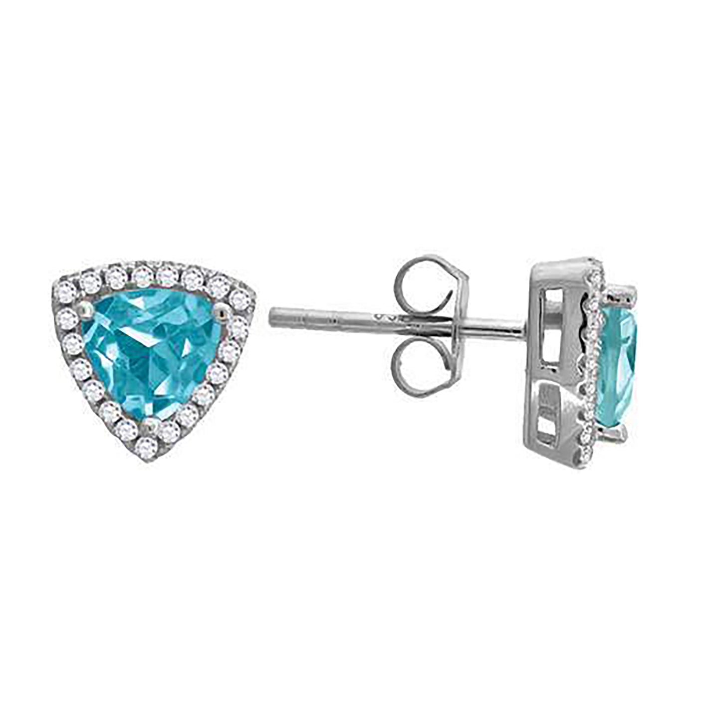 925 Sterling Silver Cz Earrings