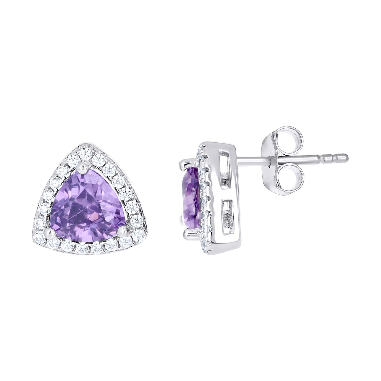925 Sterling Silver Cz Earrings