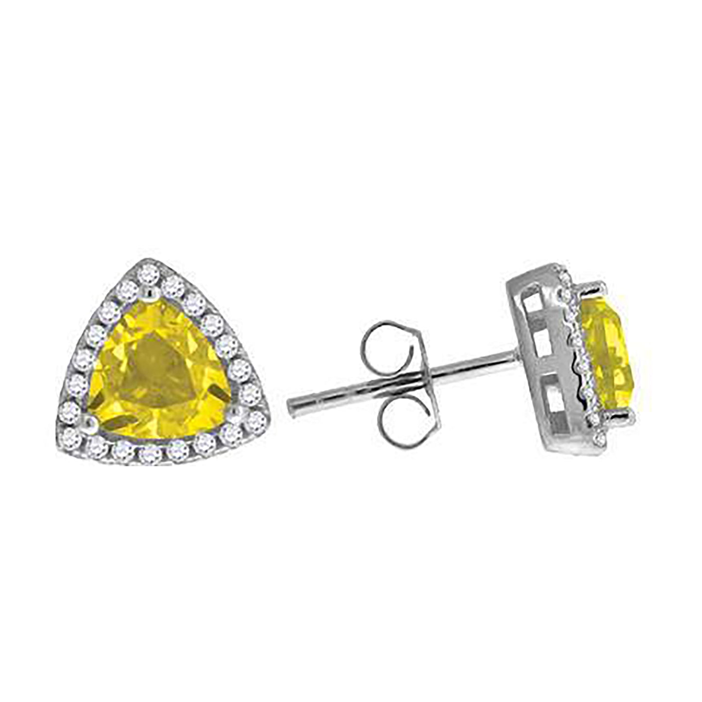 925 Sterling Silver Cz Earrings