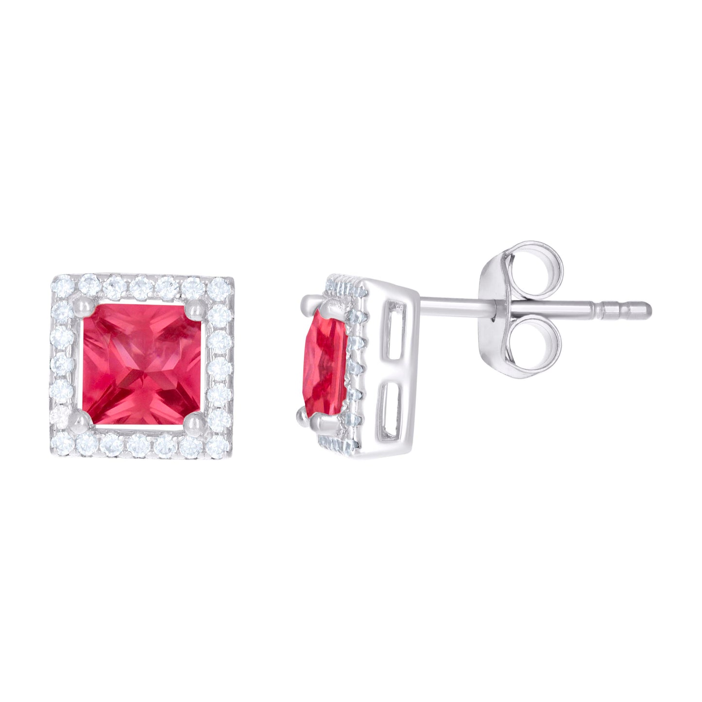 925 Sterling Silver Cz Earring