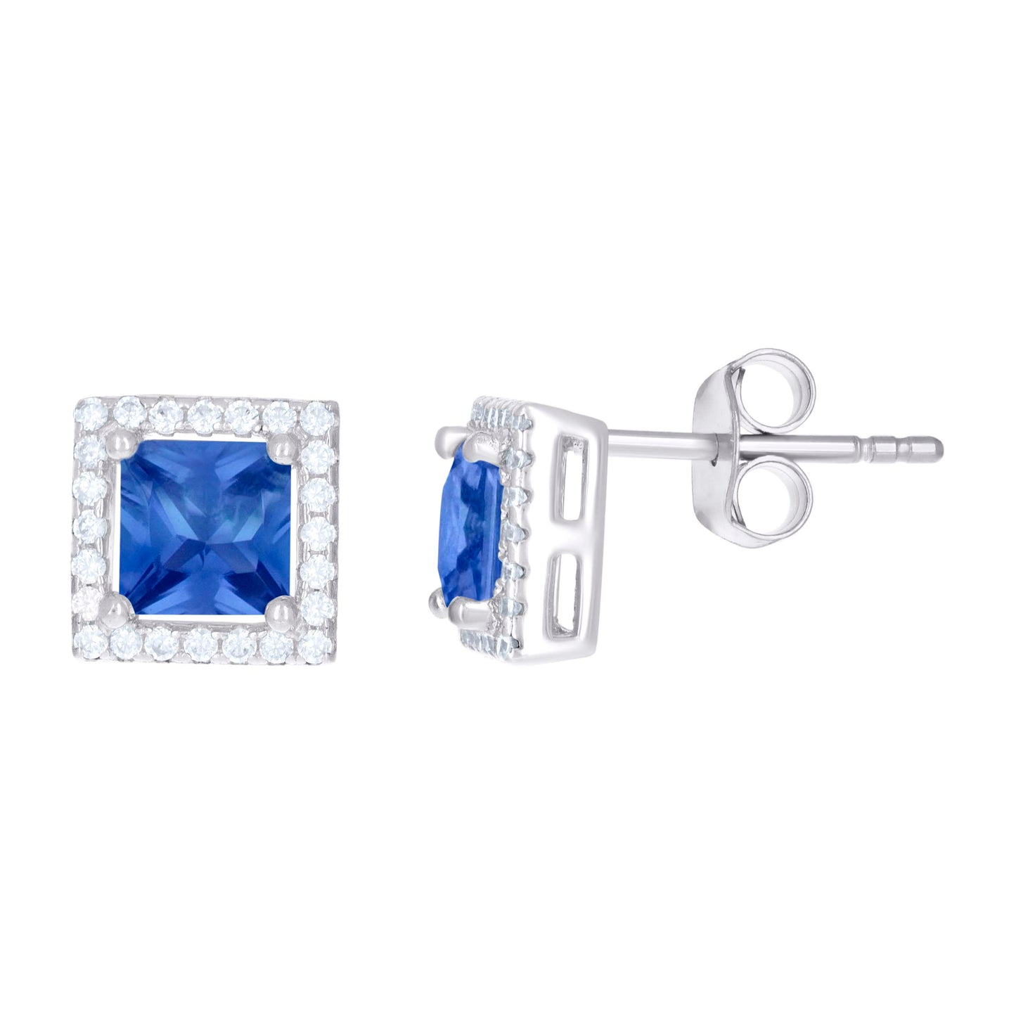 925 Sterling Silver Cz Earring